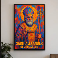 Saint Alexander Of Jerusalem Poster