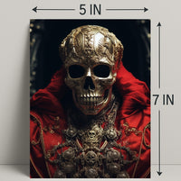 Regal Skull Artistry Poster PosterGoat