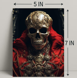 Regal Skull Artistry Poster PosterGoat