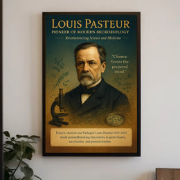Louis Pasteur Pioneer Of Modern Poster