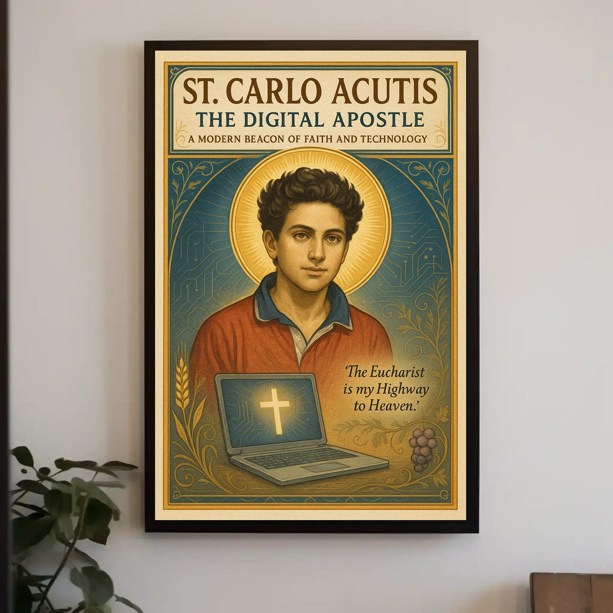 St. Carlo Acutis The Digital Apostle Poster