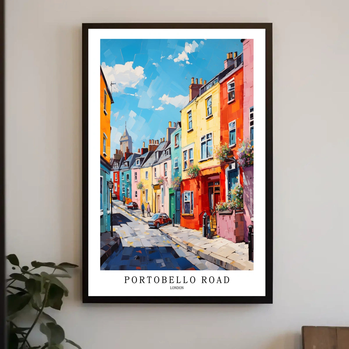 Portobello Road London Poster