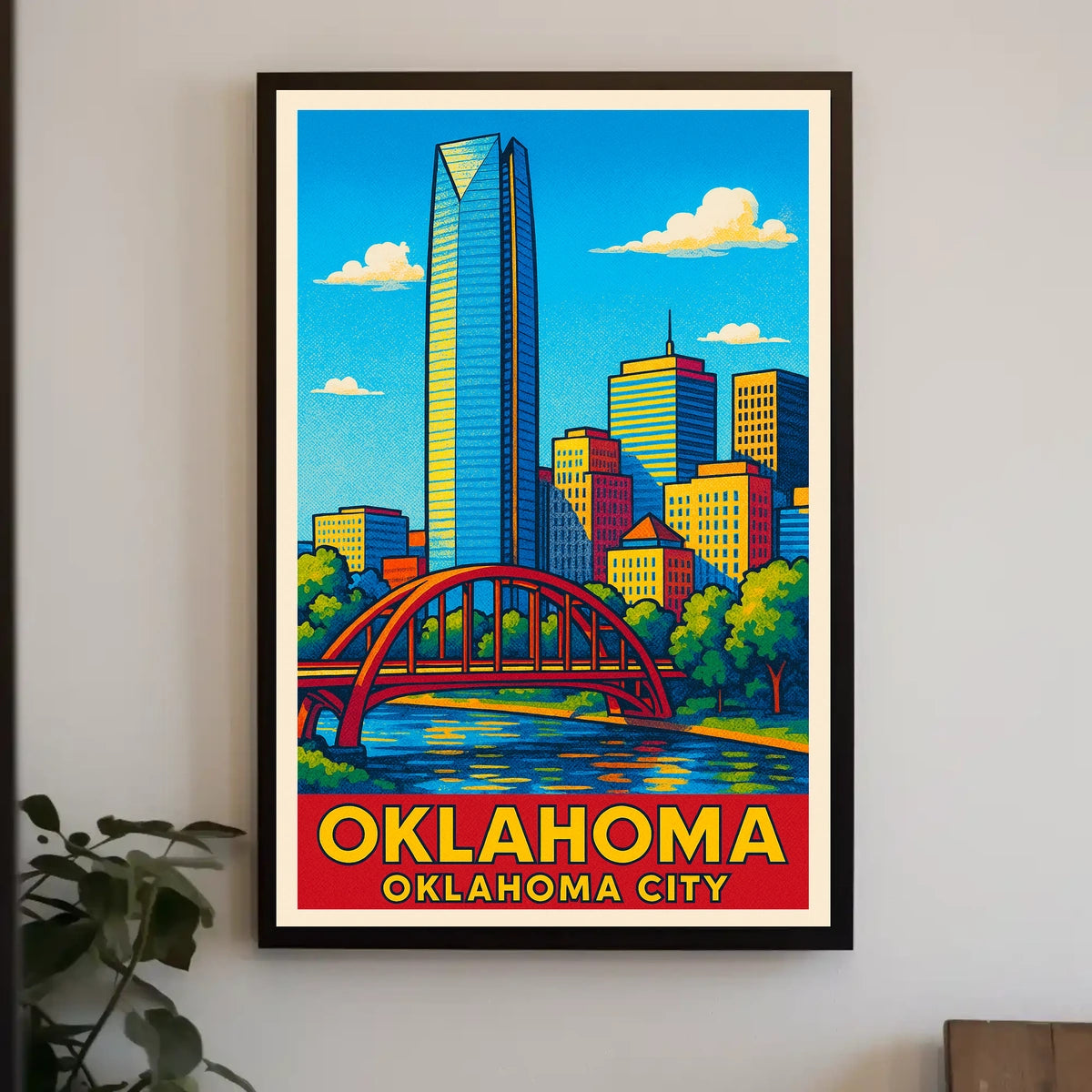 Oklahoma City Skyline Poster