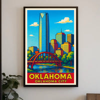 Oklahoma City Skyline Poster