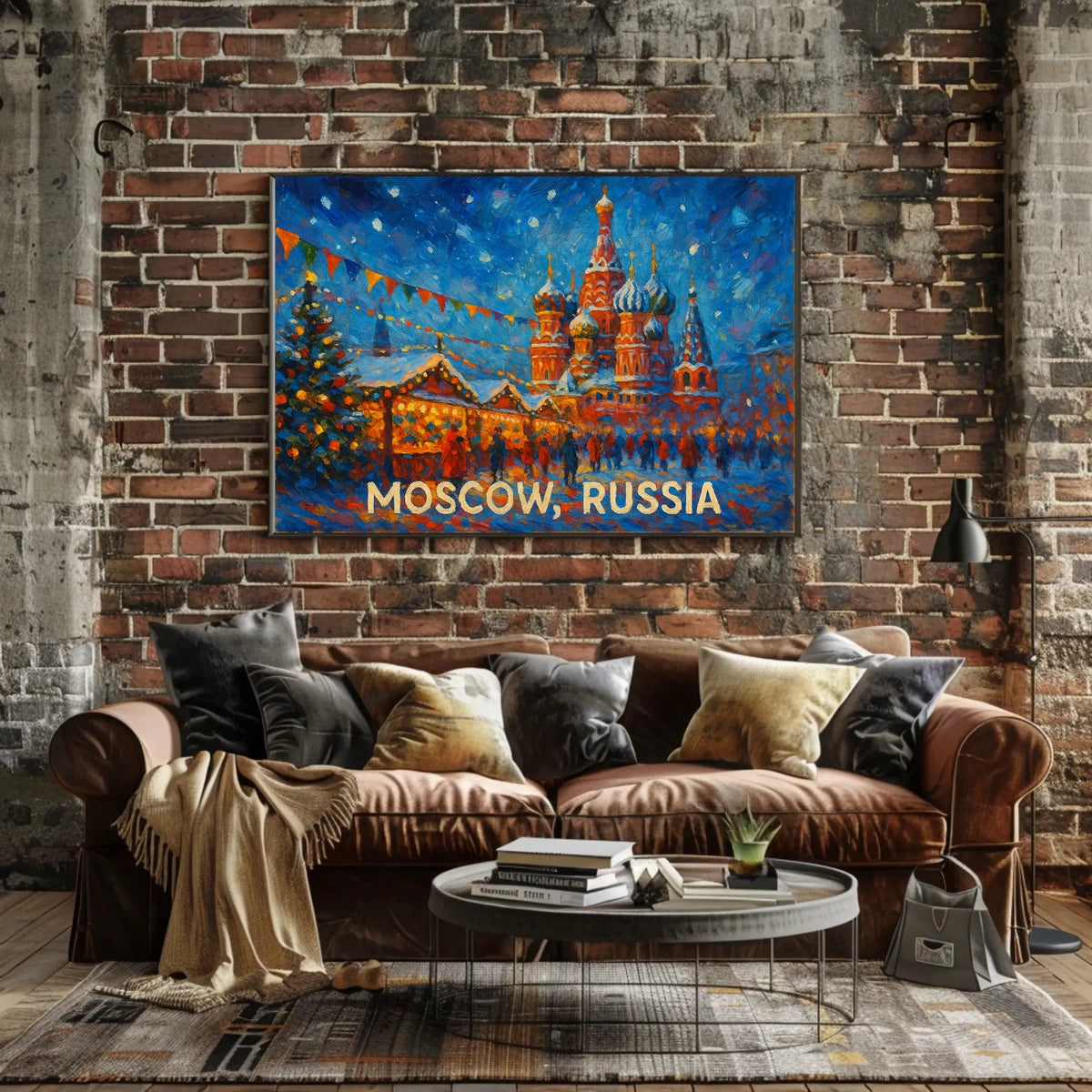 Moscow, Russia Winter Wonderland Poster