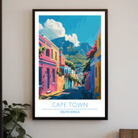 Cape Town Bo-Kaap Street Art Urban or Cityscape Poster