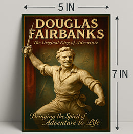 Douglas Fairbanks The Original King of Adventure Poster PosterGoat