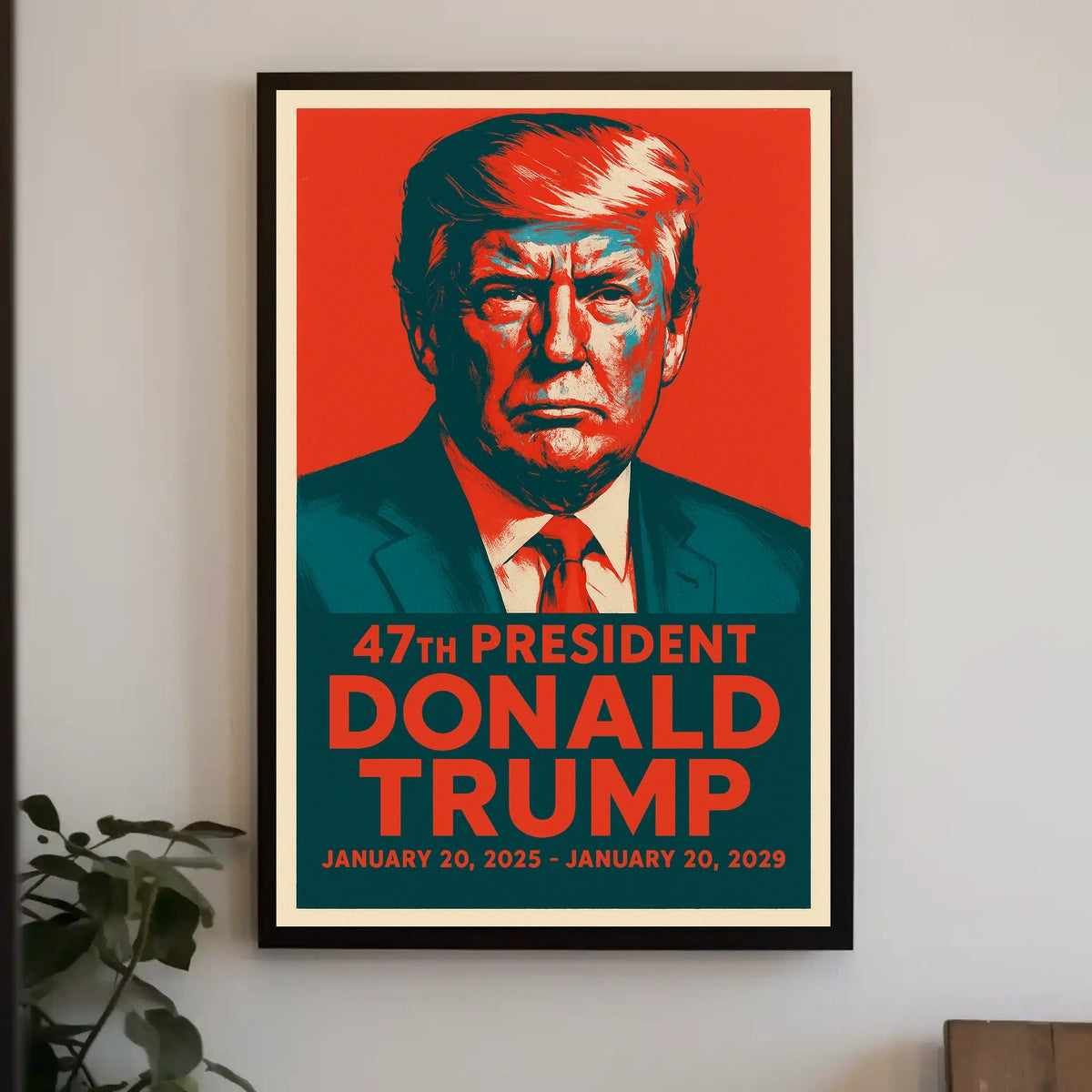 Donald Trump Visionary Vanguard Pop Art Poster