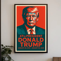 Donald Trump Visionary Vanguard Pop Art Poster