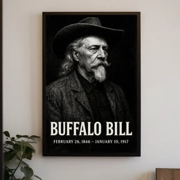 Buffalo Bill Heritage Art Print - Cultural or Heritage Poster