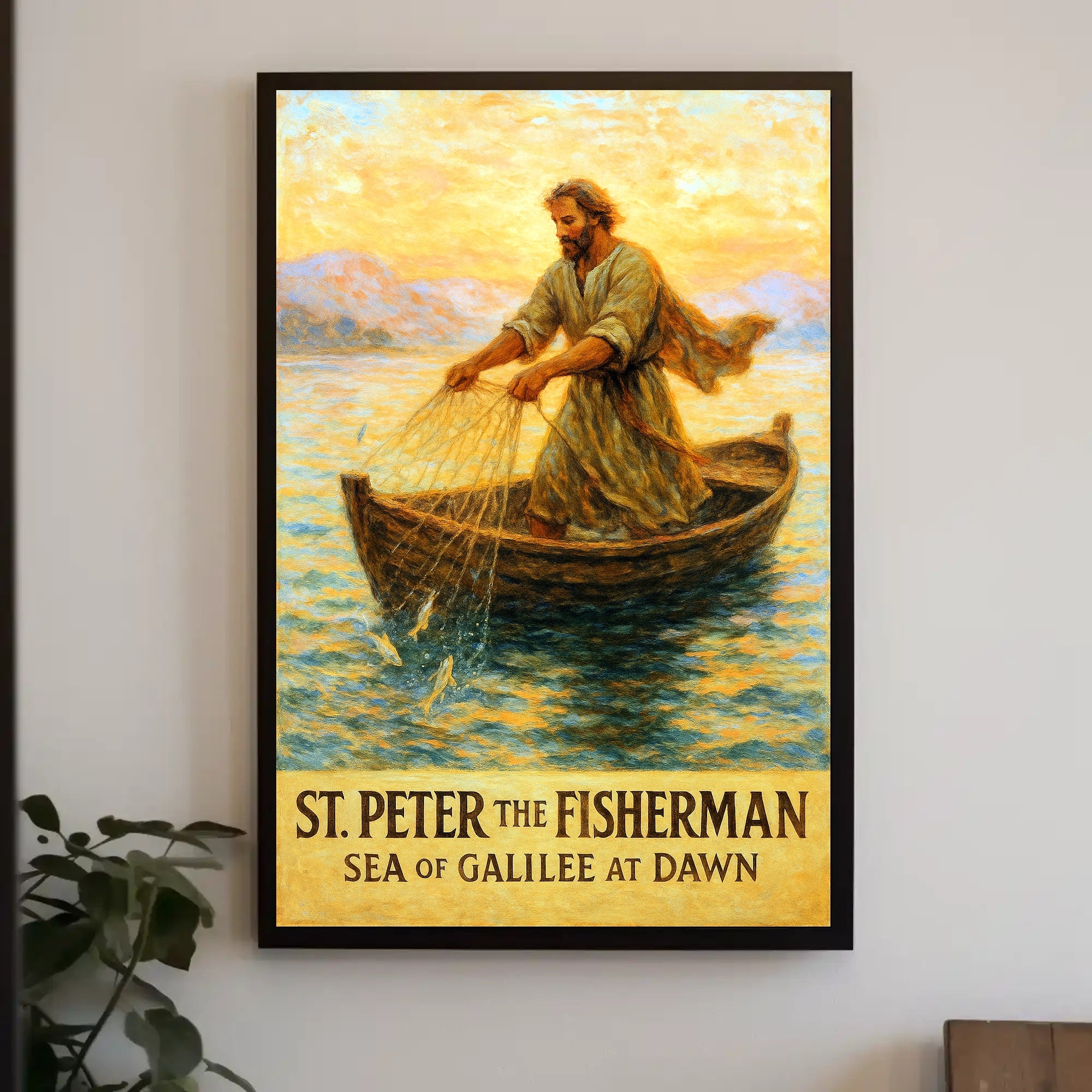 St. Peter the Fisherman Poster PosterGoat