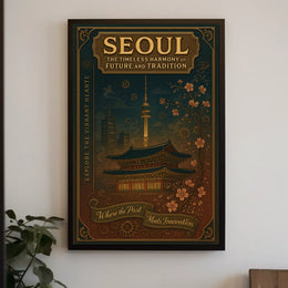 Explore the Vibrant Heart of Seoul Poster
