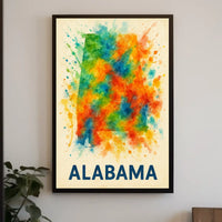Vibrant Alabama Poster