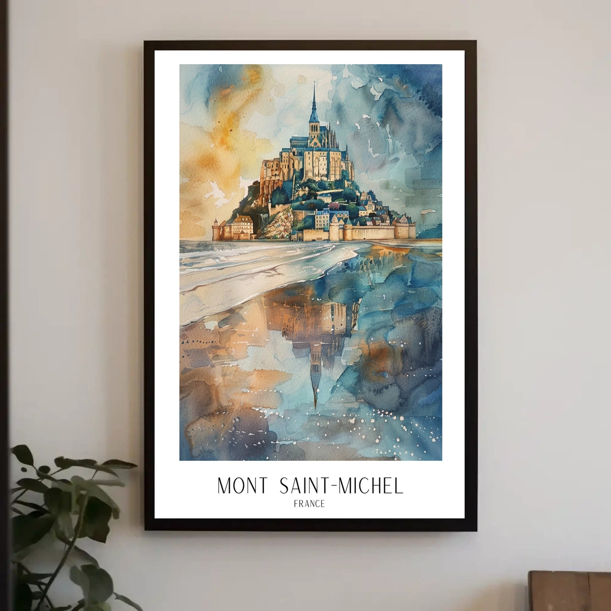 Mont Saint-Michel France Poster