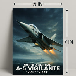 North American A5 Vigilante Poster PosterGoat