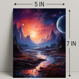 Celestial Landscape Poster PosterGoat