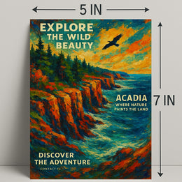 Explore the Wild Beauty of Acadia Poster PosterGoat