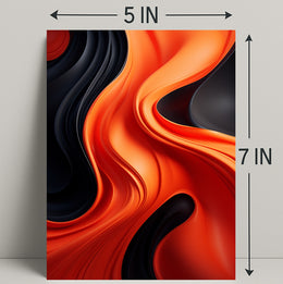 Abstract Waves Of Color Abstract Poster