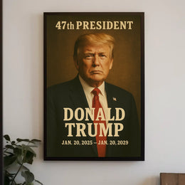 Donald Trump Visionary Leader Photography Realism Patriotic Collector Tribute Edition Poster