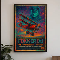 Red Baron Aviation Legend World War I Poster