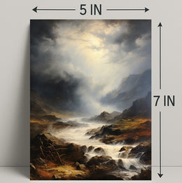 Majestic Mountain Landscape Poster