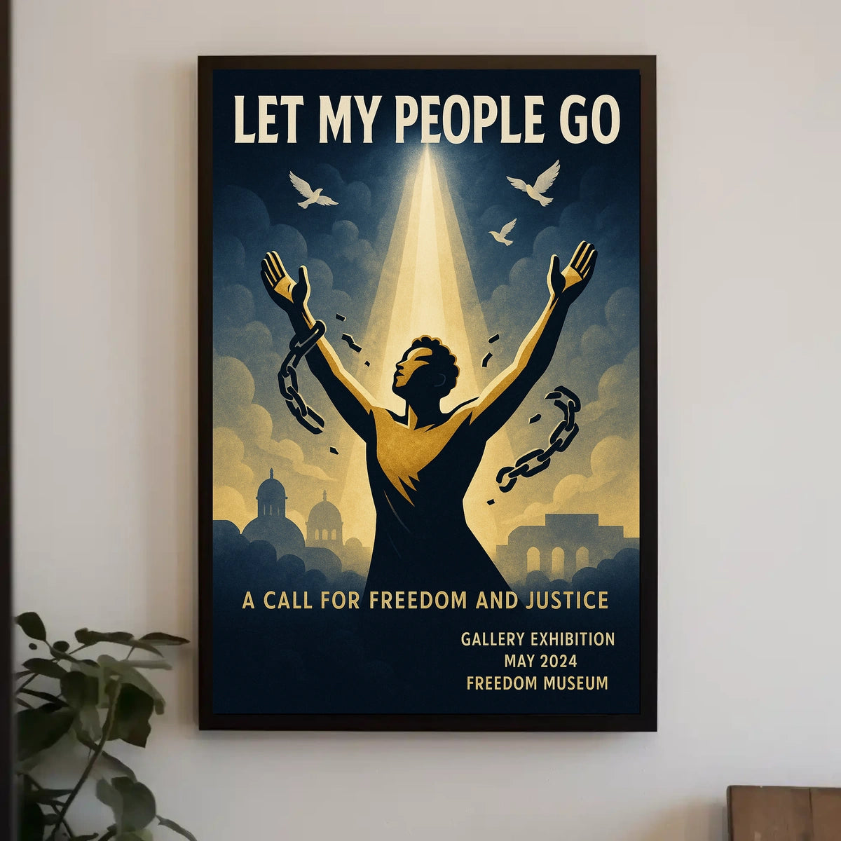 Let My People Go Gallery Exhibition Poster