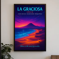 La Graciosa Twilight, Travel Escape Poster