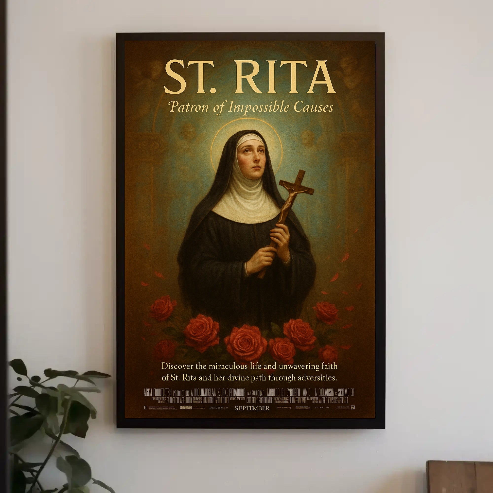 St. Rita Patron Of Impossible Causes Poster