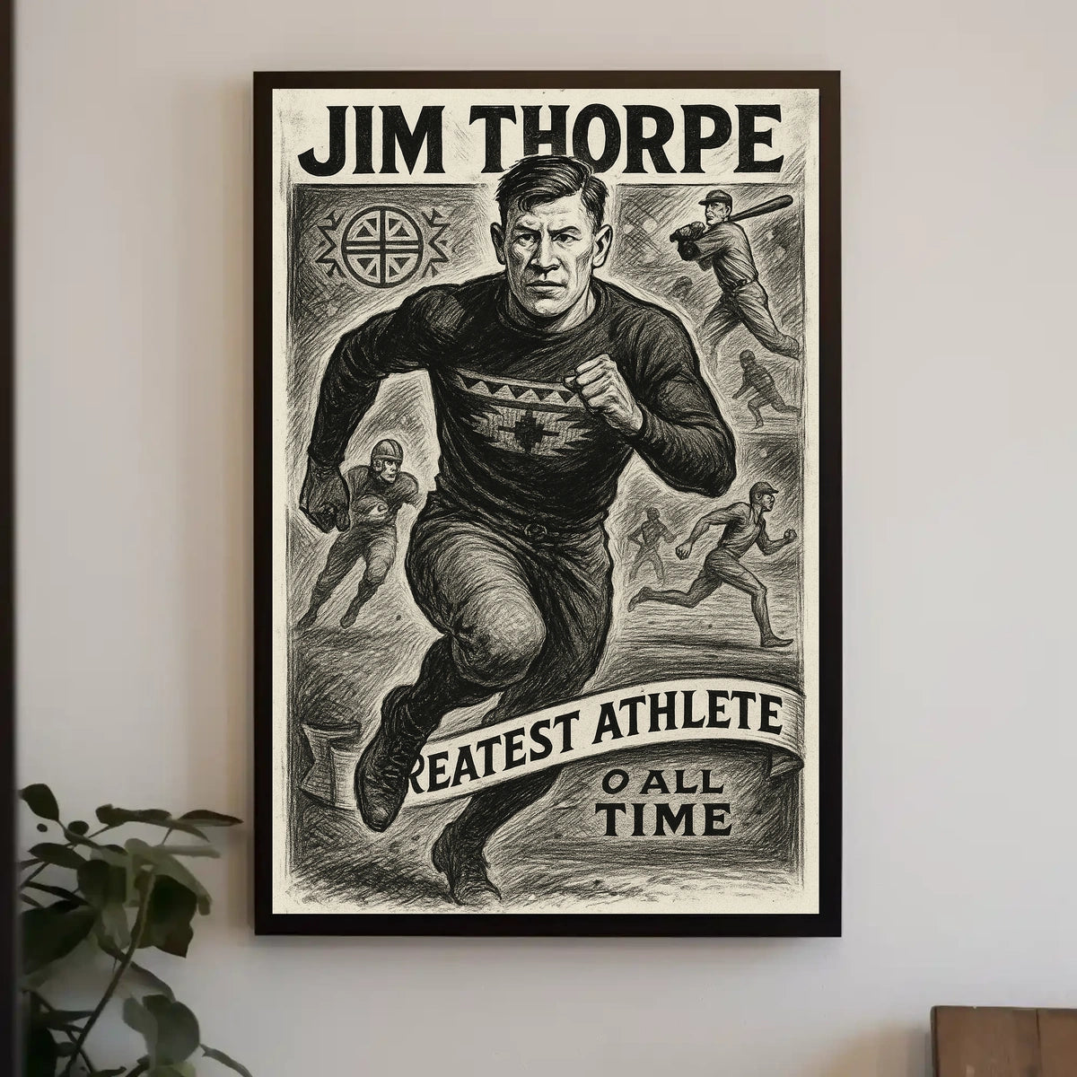 Celebrating a Legendary Athlete Poster