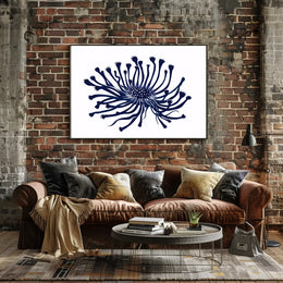 Abstract Botanical Poster: Modern Flower Design