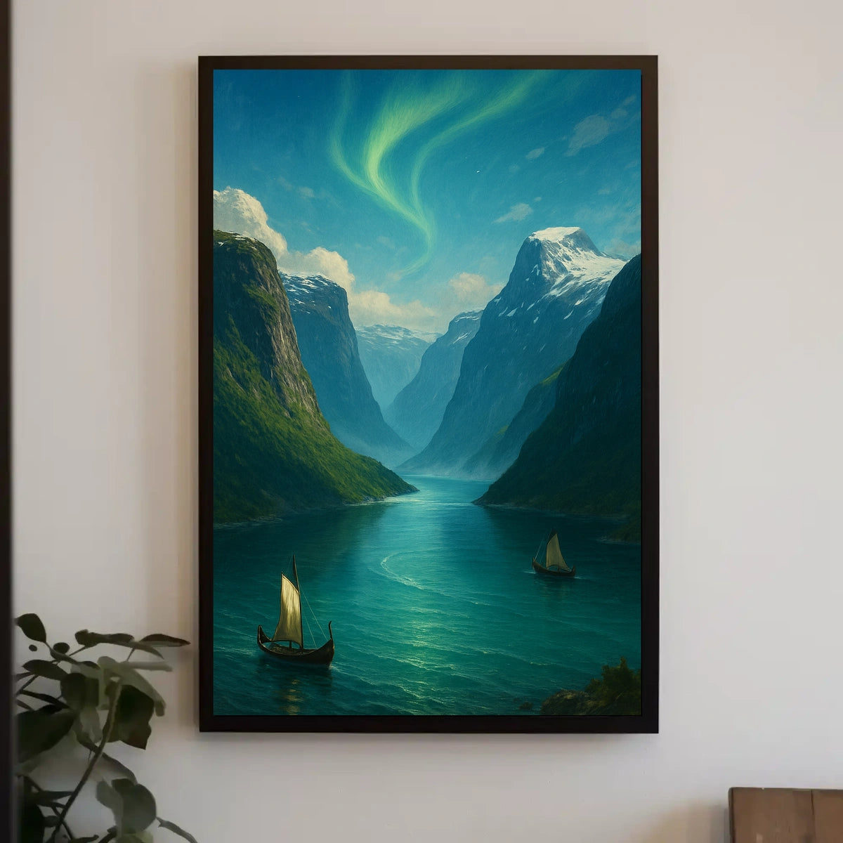 Viking Voyage Through the Fjords Poster