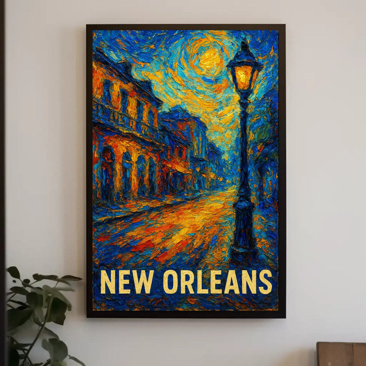 New Orleans Nightscape Poster