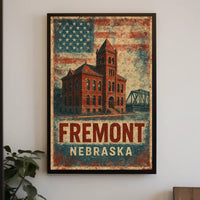 Fremont Heritage Vintage Patriotic Poster