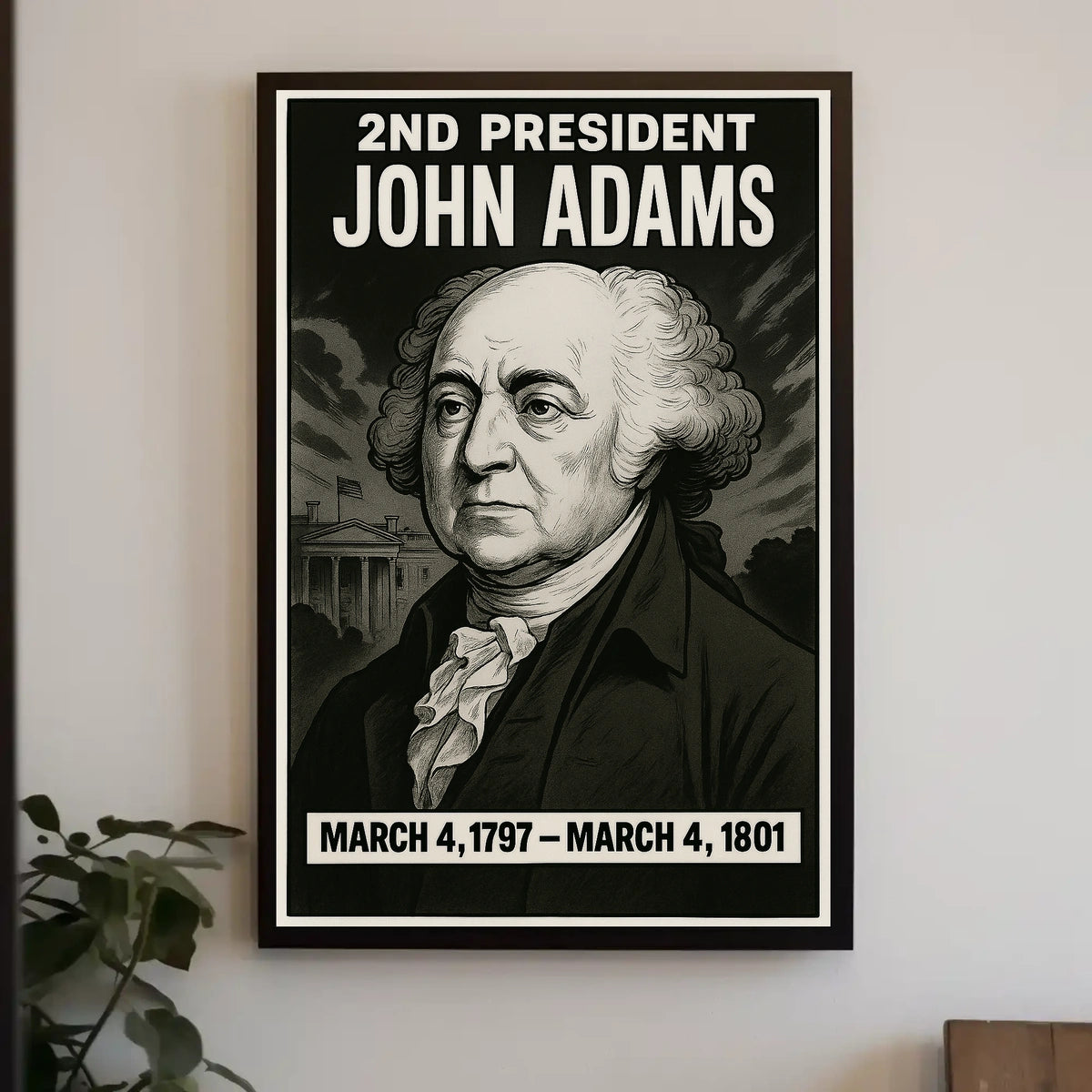 John Adams 2Nd President Poster
