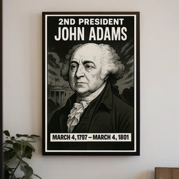 John Adams 2Nd President Poster