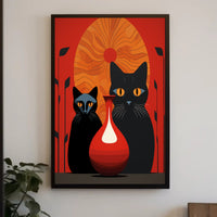 Feline Elegance Poster