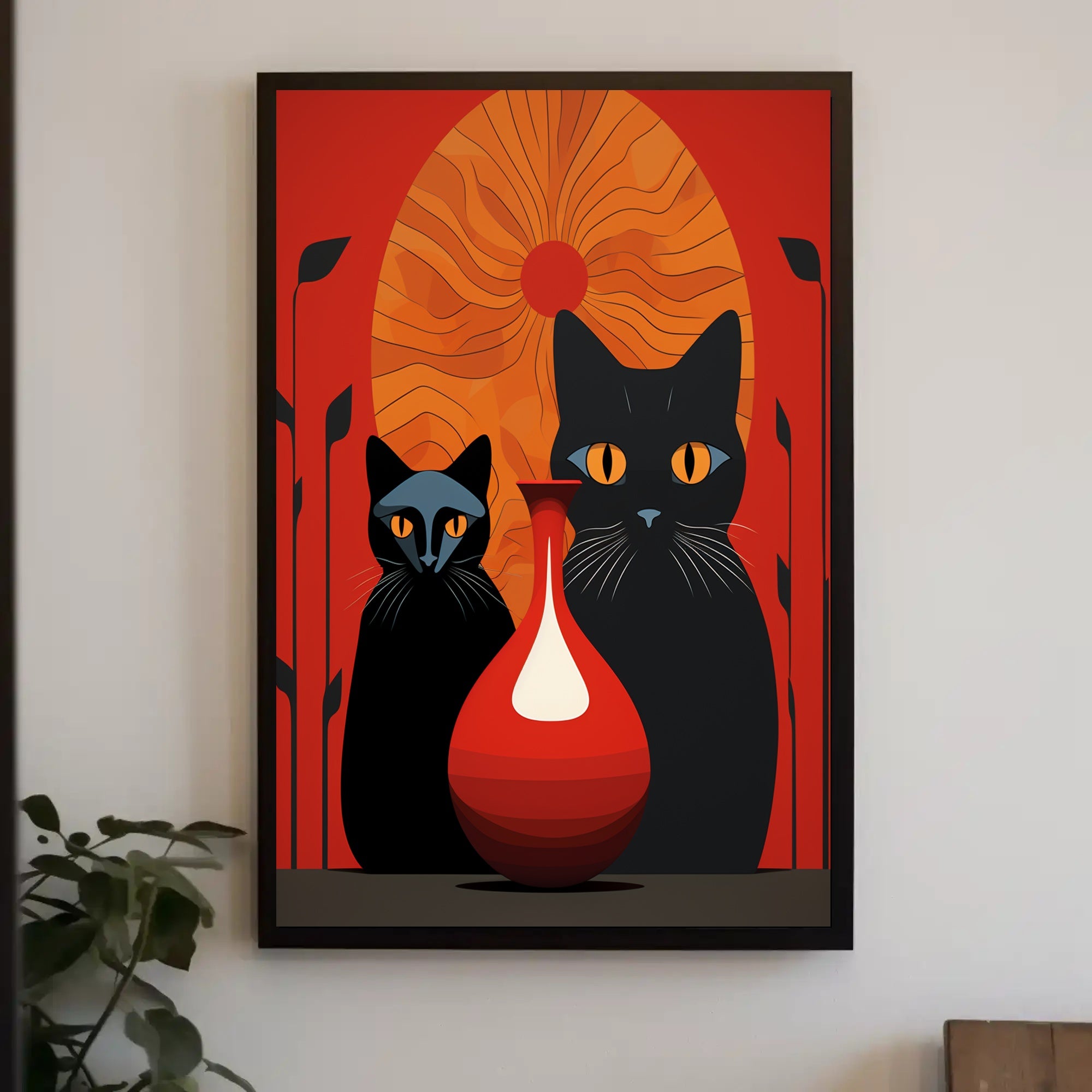 Feline Elegance Poster