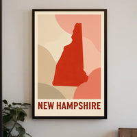 New Hampshire A Modern Tribute Poster