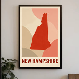 New Hampshire A Modern Tribute Poster