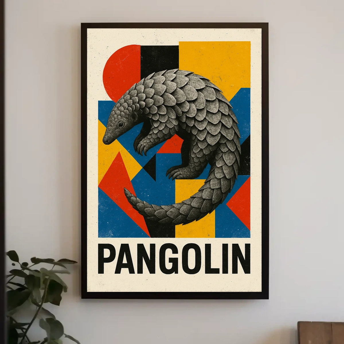 Pangolin Art Poster