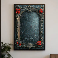 Ornate Elegance Baroque-Inspired Frame Cultural Heritage Poster