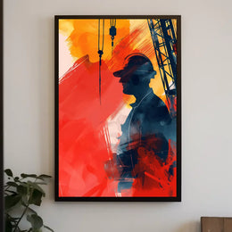 Vintage Parisian Landmark Art Poster