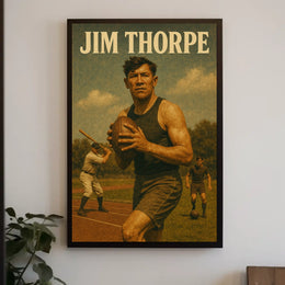 Jim Thorpe Athletic Legend Poster
