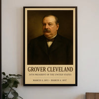 Grover Cleveland Classic Portrait Historical or Presidential Poster