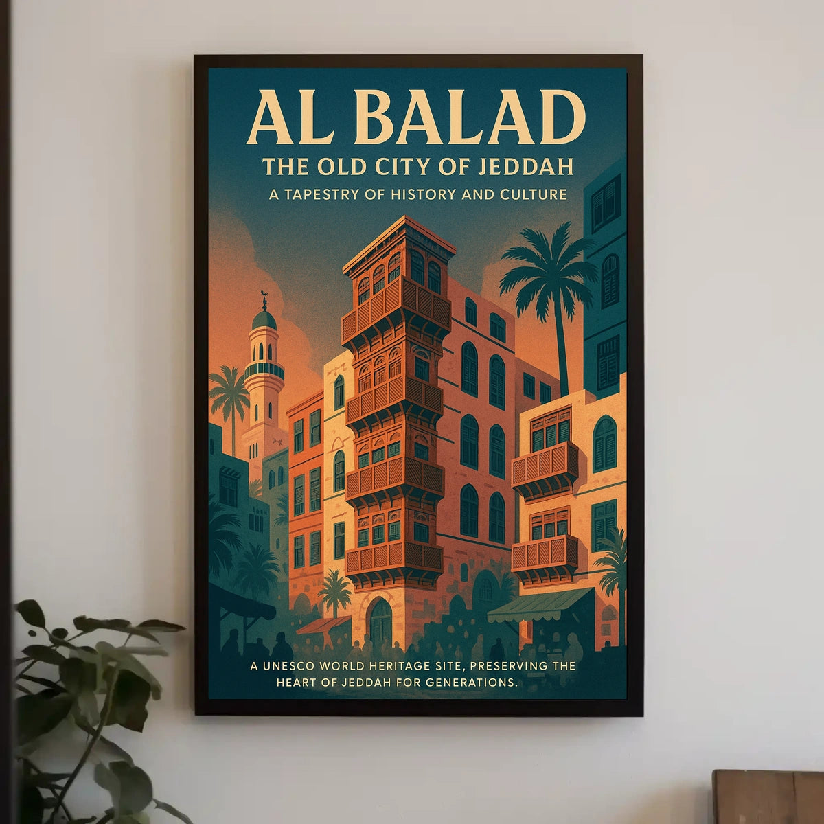 Al Balad The Old City Of Jeddah Poster