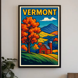 Autumn In Vermont Poster