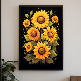Sunflower Symphony Poster