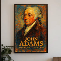 John Adams 2Nd President Poster