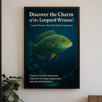 Discover The Charm Of The Leopard Wrasse Poster