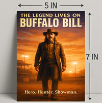 Buffalo Bill The Legend Lives On Poster PosterGoat